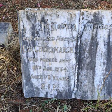 CHOROMANSKI Eva -1954