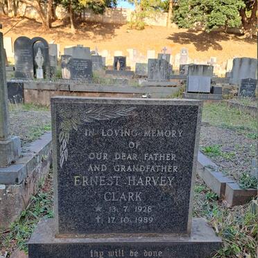 CLARK Ernest Harvey 1928-1989