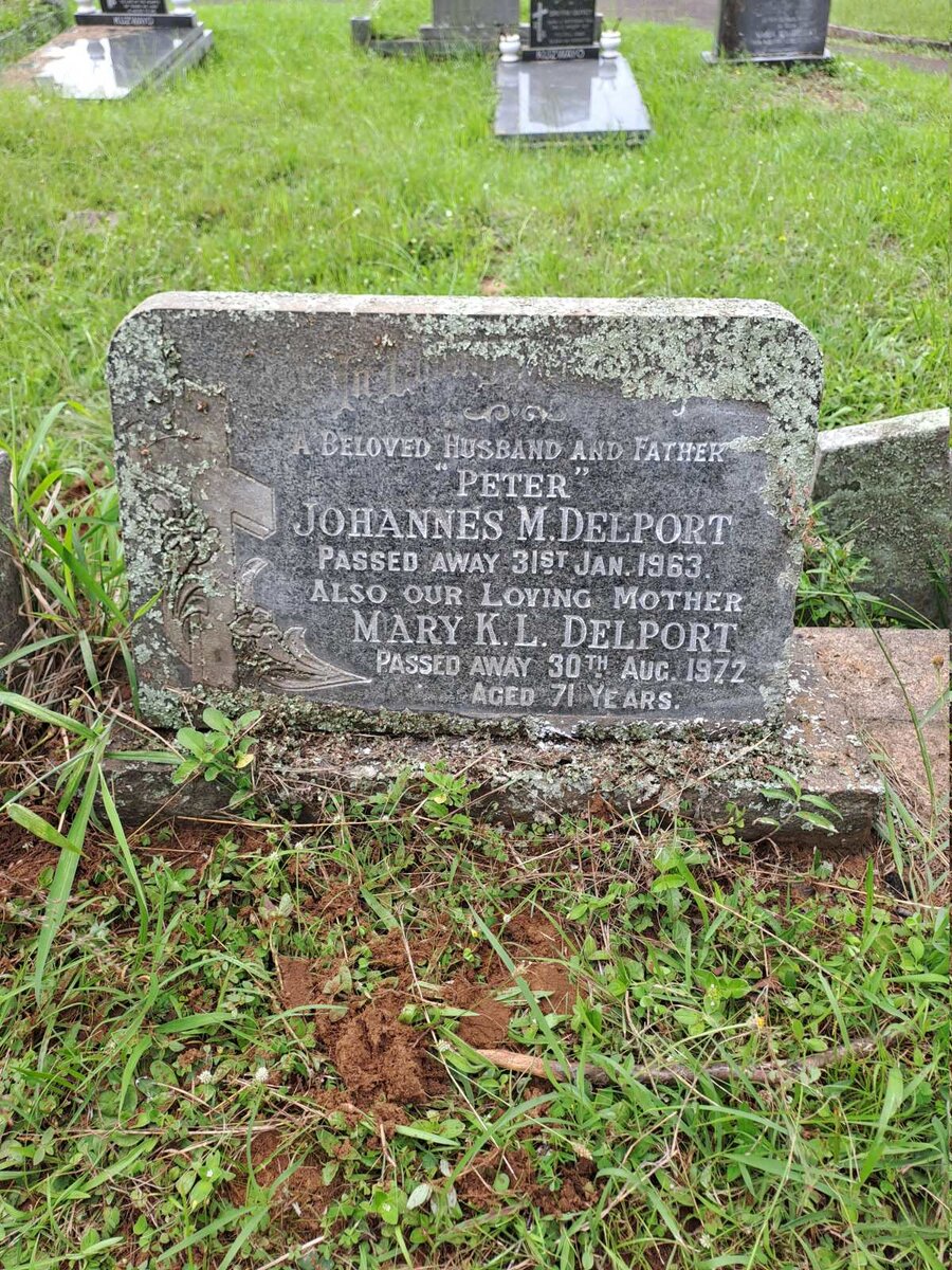 DELPORT Johannes M. -1963 & Mary K.L. -1972