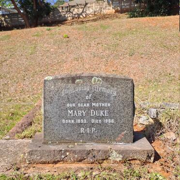 DUKE Mary 1893-1966