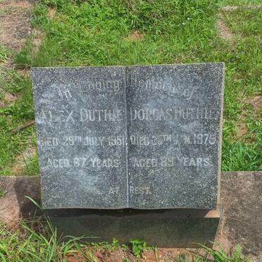 DUTHIE Alex -1951 & Dorcas -1975