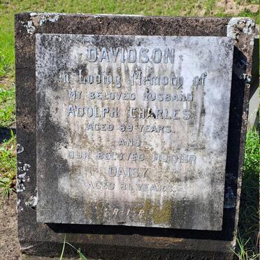DAVIDSON Adolph Charles & Daisy