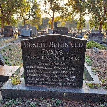 EVANS Leslie Reginald 1922-1982