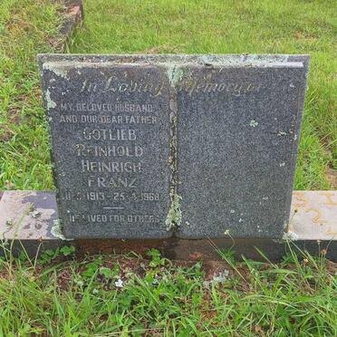 FRANZ Gotlieb Reinhold Heinrich 1913-1968