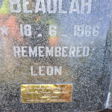 FLEURS Beaulah Ann, de 1966-1996 :: MASIMO Laverne Sonja Fransina 1994-2022 _2