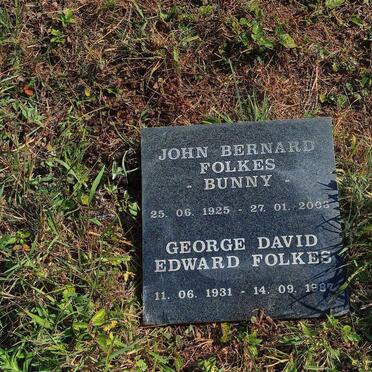 FOLKES John Bernard 1925-2003 :: FOLKES George David Edward 1931-1987