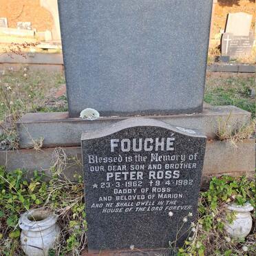 FOUCHE Peter Ross 1962-1982