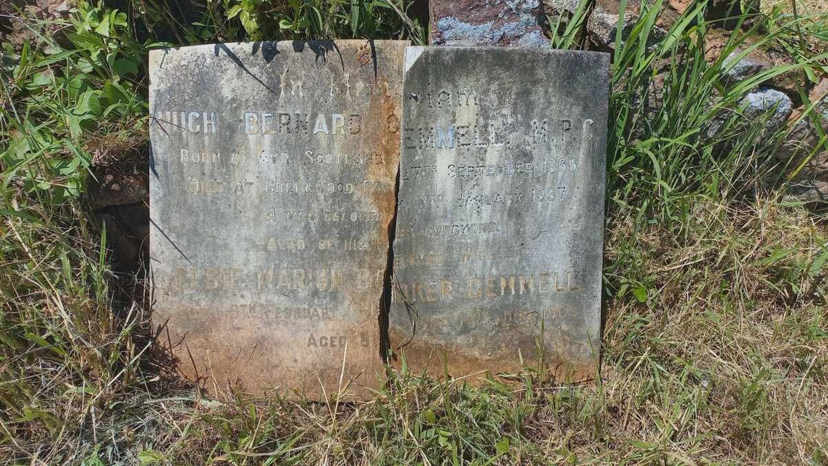 GEMMELL Hugh Bermard 1866-1937 & Elsie Marion Booker 1871-1965