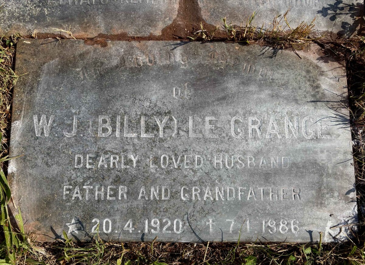 GRANGE W.J., le 1920-1986