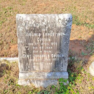 GOOSEN Gert Johannes -1951 & Virginia Ernestine -1950