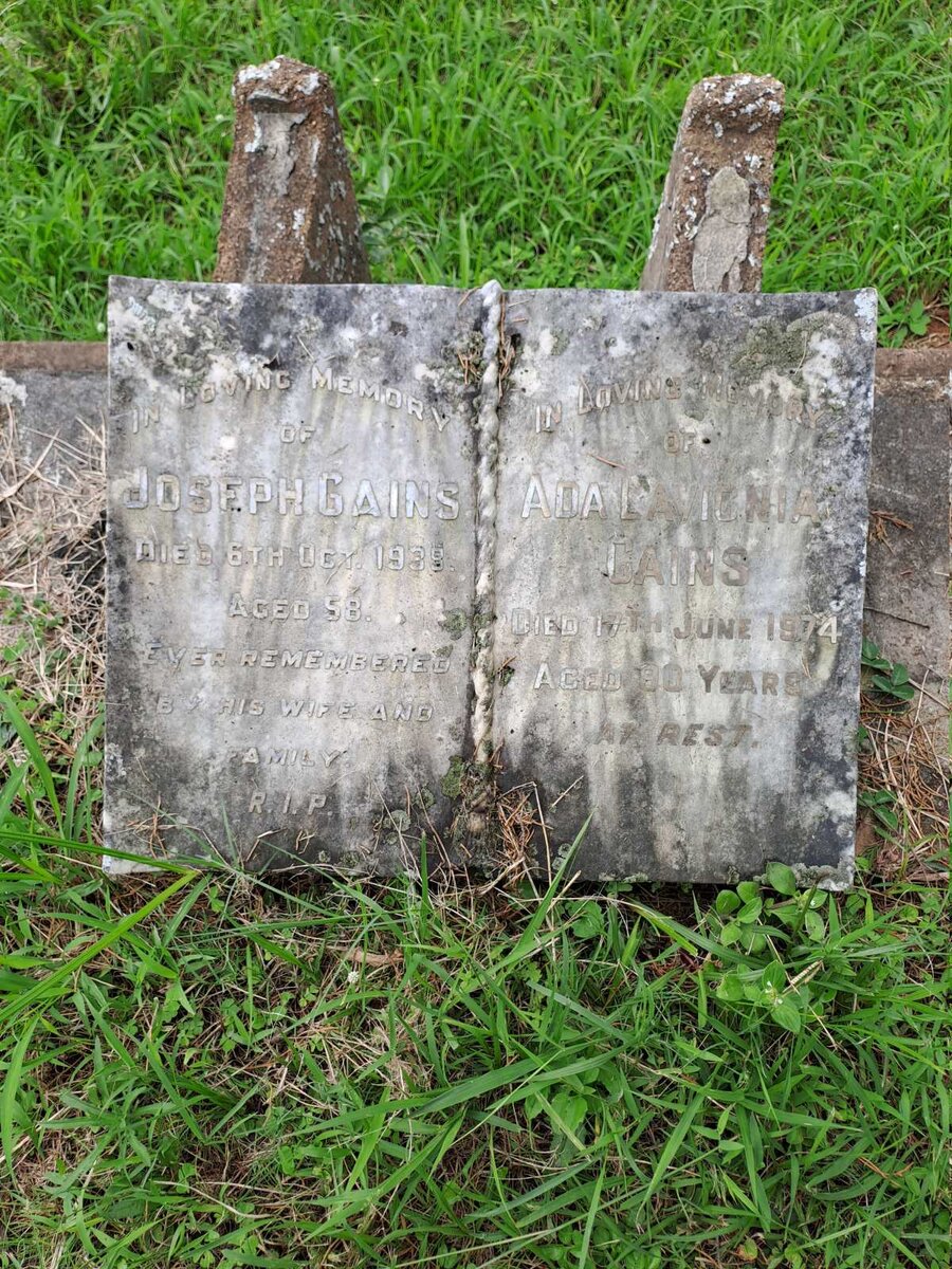 GAINS Joseph -1939 & Ada Lavignia -1974