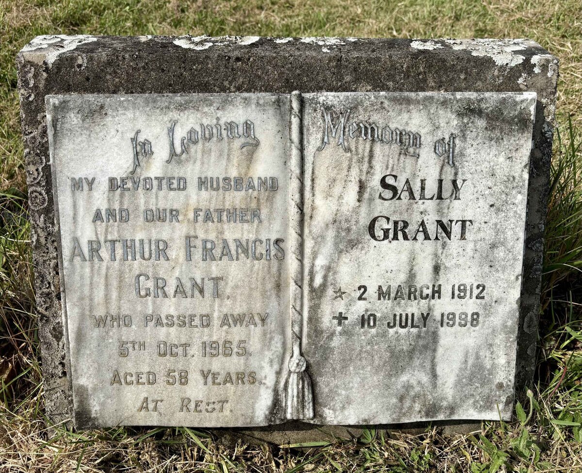 GRANT Arthur Francis -1965 & Sally 1912-1998