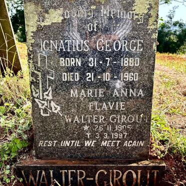 GIROUT Ignatius George, WALTER 1880-1960