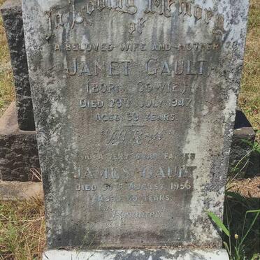 GAULT James -1956 & Janet GOWIE -1947