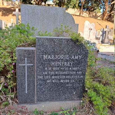 HENFREY Marjorie Amy 1909-1987