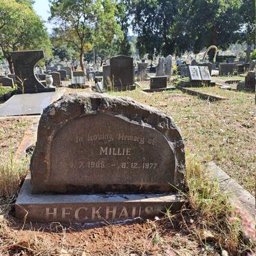 HECKHAUSE Millie 1905-1977