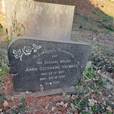 HAYWARD Anna Catherine 1897-1980