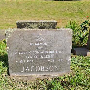 JACOBSON Gary Allen 1952-1972