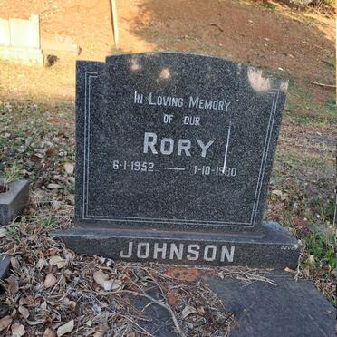 JOHNSON Rory 1952-1980