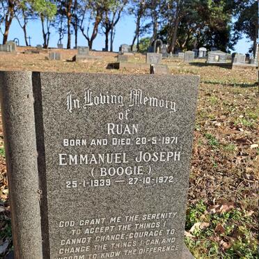 JOHNSON Ruan -1971 :: JOHNSON Emmanuel Joseph 1939-1972