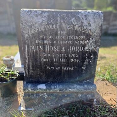 JORDAAN Louis Hosea 1905-1946