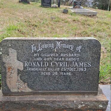 JAMES Ronald Cyril -1963
