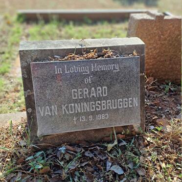 KONINGSBRUGGEN Gerard, van -1983