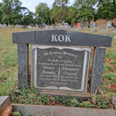 KOK Henry 1929-1995 & Margaret 1934-2001