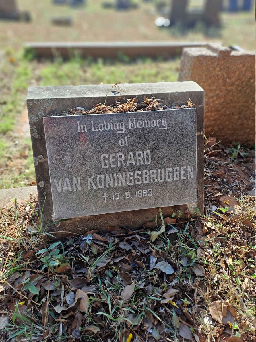 KONINGSBRUGGEN Gerard, van -1983