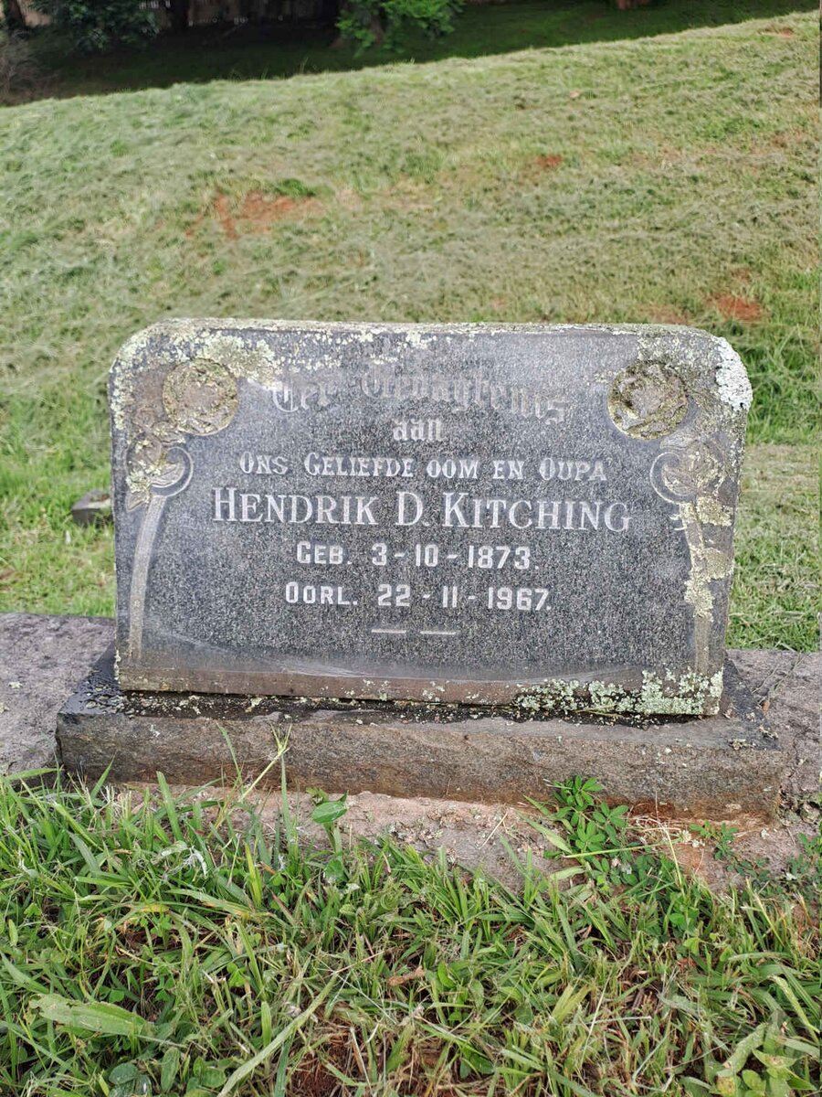 KITCHING Hendrik D. 1873-1967