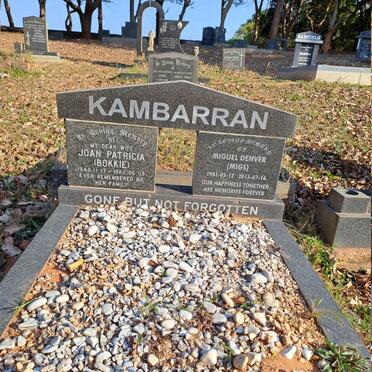 KAMBARRAN Joan Patricia 1948-1982 :: KAMBARRAN Miguel Denver 1981-2015 