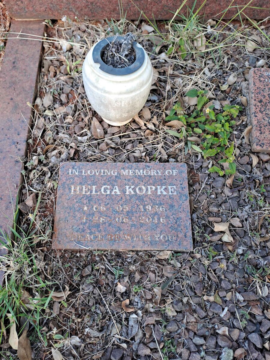 KOPKE Helga 1936-2016