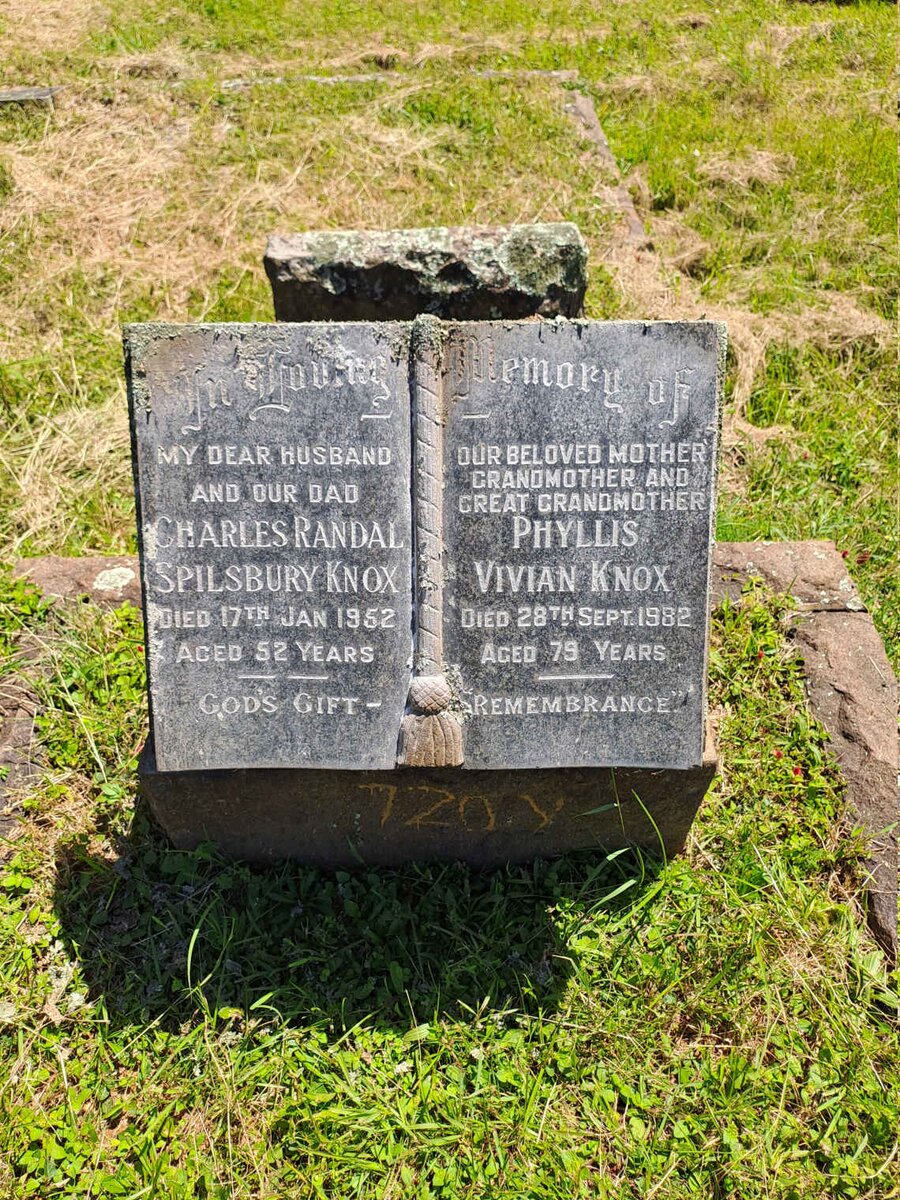 KNOX Charles Randal Spilsbury -1952 & Phyllis Vivian -1982