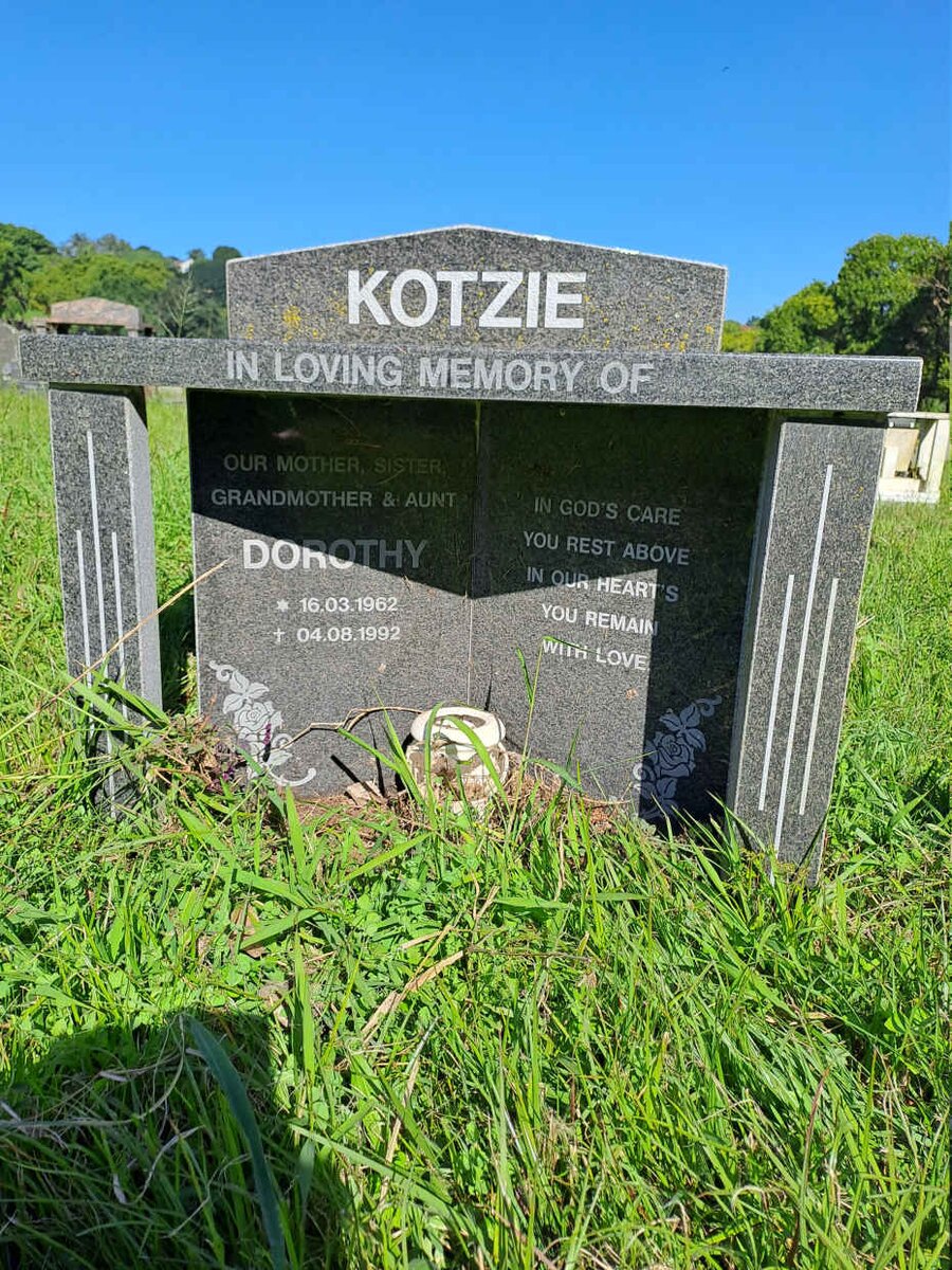 KOTZIE Dorothy 1962-1992