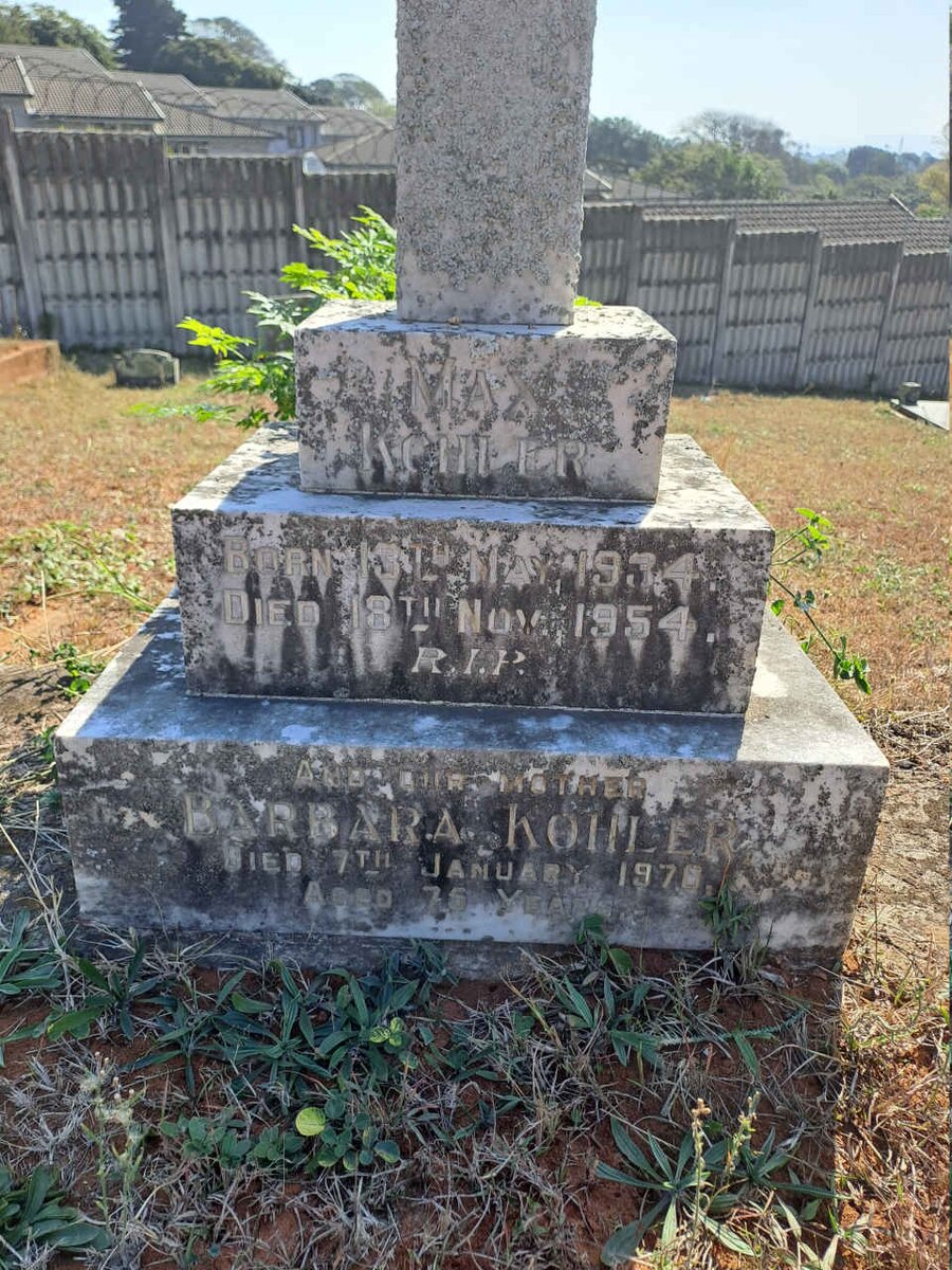 KOHLER Max 1934-1954 & Barbara -1976