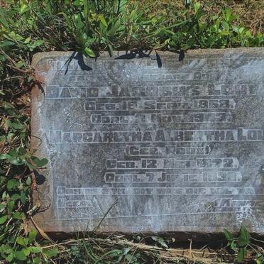 LOUW David Jacobus 1868-1943 & Margaretha Albertha ROUX 1872-1938
