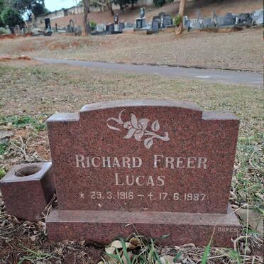 LUCAS Richard Freer 1916-1987