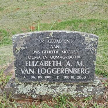 LOGGERENBERG Elizabeth A.M., van 1908-2000