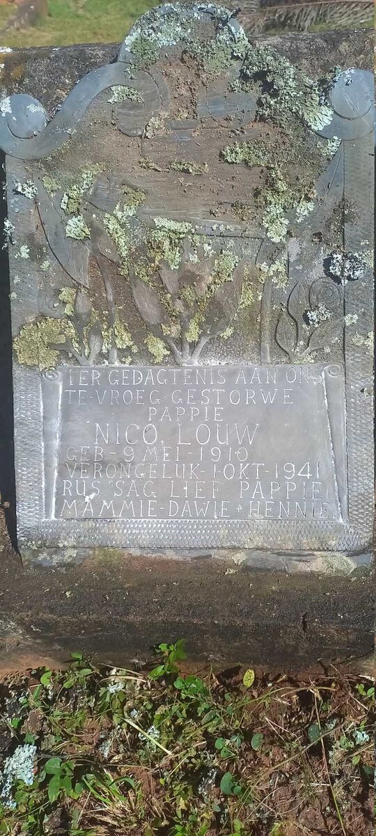 LOUW Nico 1910-1941