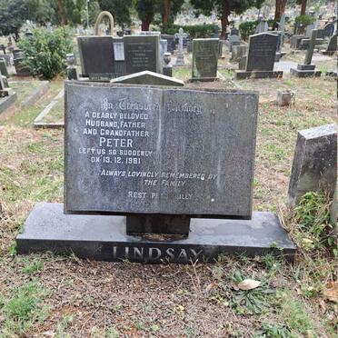 LINDSAY Peter -1981