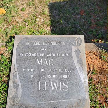 LEWIS Mac 1930-1996