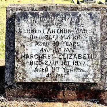 MARSH Herbert Arthur -1953 & Margaret Elizabeth -1977