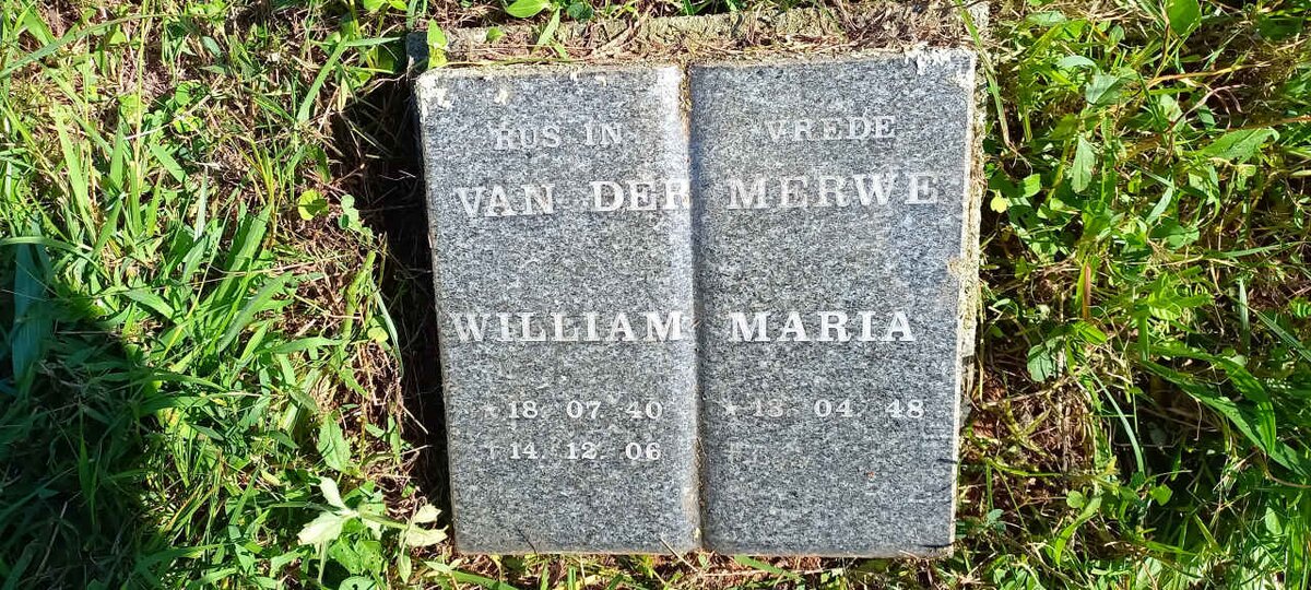MERWE William, van der 1940-2006 & Maria 1948- :: VAN DER MERWE Stefan 1976-1994 :: VAN MEYEREN Maria nee PRINSLOO 1915-2005 _3