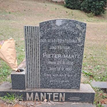 MANTEN Pieter Mante  1938-1995