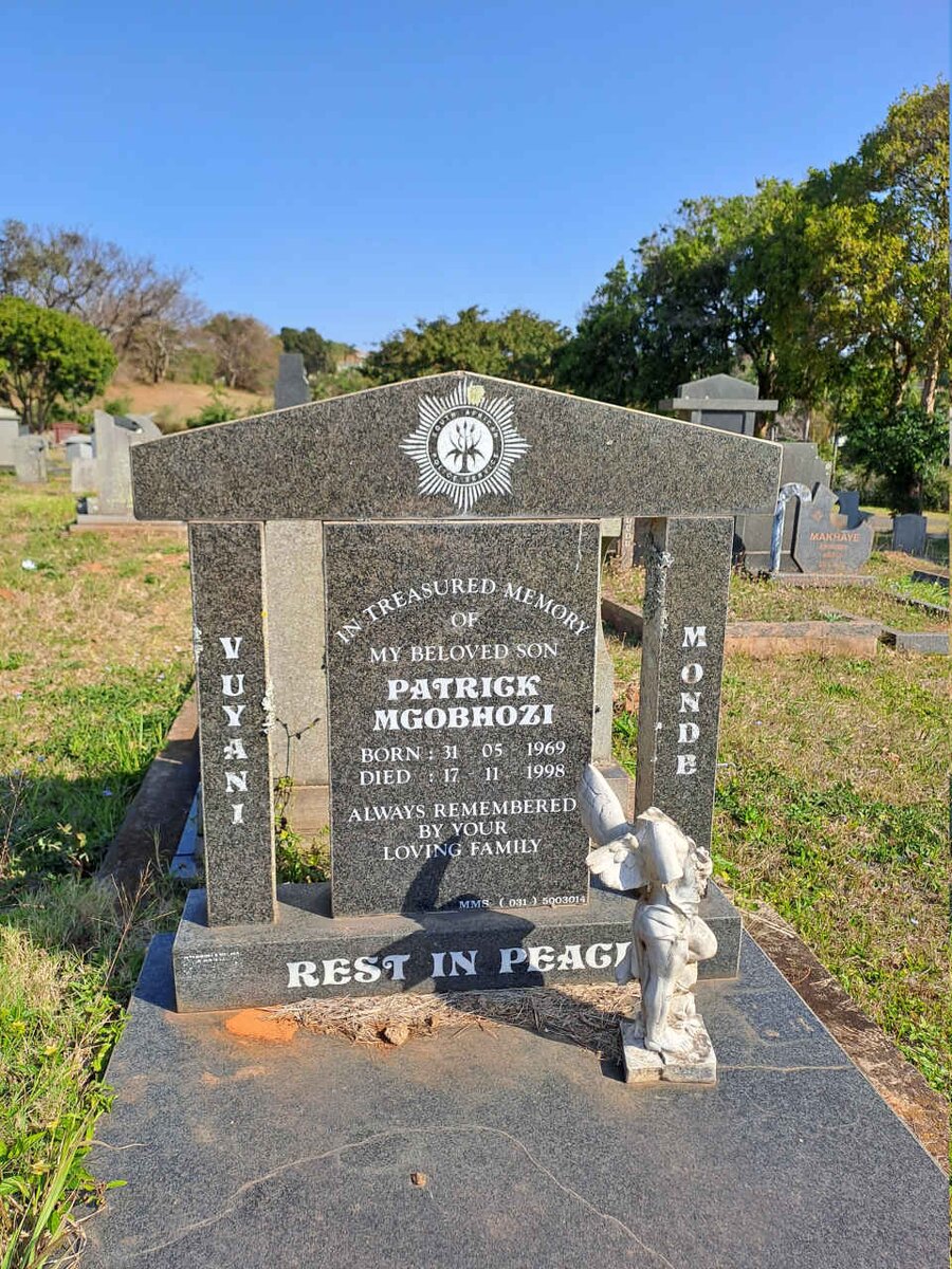MGOBHOZI Patrick 1969-1998