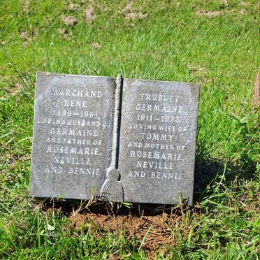 MARCHAND Rene 1899-1961 :: TRUBLET Germaine 1911-1973