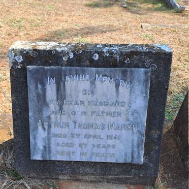MARSH Arthur Thomas -1941