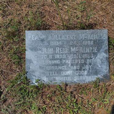 MCKENZIE Colin Reid 1899-1983 & Pearl Millicent 1904-1986
