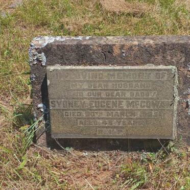 MCGOWAN Sydney Eugene -193?