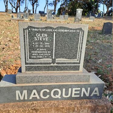 MACQUENA Glen Steve 1969-2012